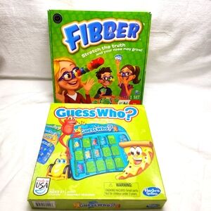 2 X bunndle of games,  fibber and quess who